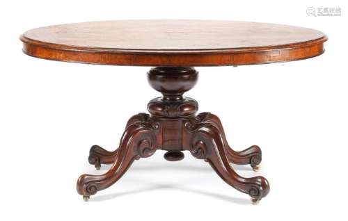 A William IV Marquetry Breakfast Table Height 30 x