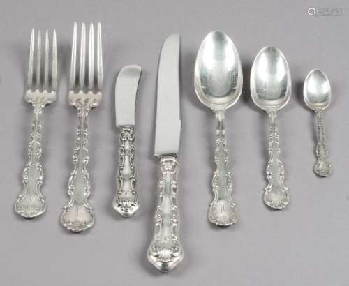 An American Silver Flatware Service, Gorham Mfg. Co.,