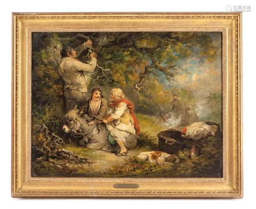 Manner of George Morland, (British, 1763-1804), Hunting