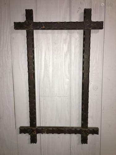 Tramp Art Folk Art Frame