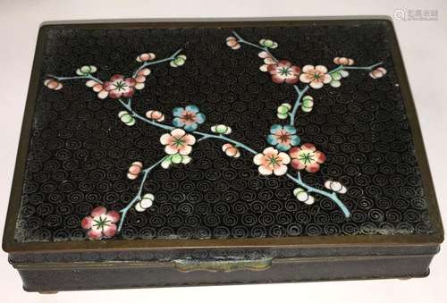 Chinese Cloisonne Hinged Lid Box