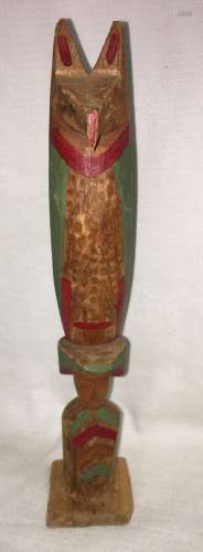 Folk Art Seminole Florida Totem Pole