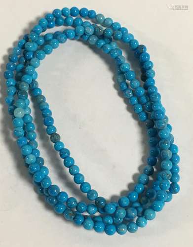 Turquoise Beaded Necklace