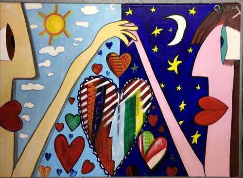 J. Rizzi '92 Oil On Canvas, Love Is In The Air