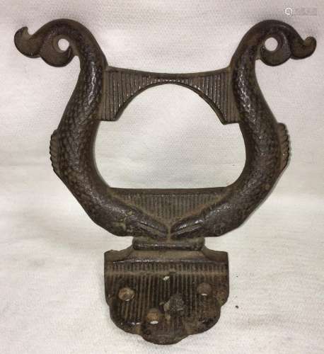 Cast Iron Fish Boot Scraper