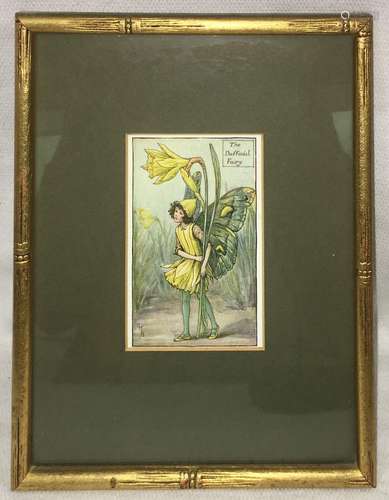 Framed Print, The Daffodil Fairy