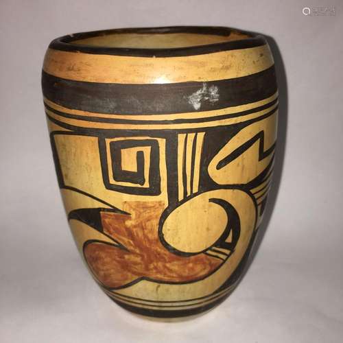 Hopi Indian Pottery Bowl, S. W. Pottery Pueblo