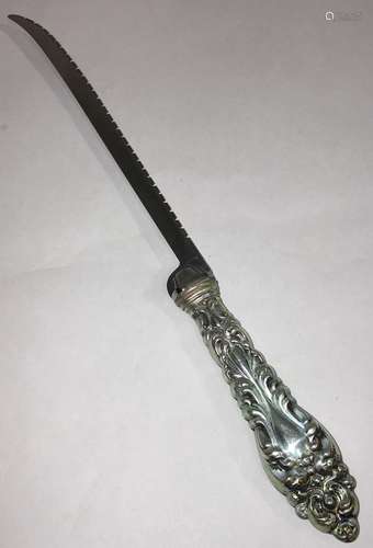 Knife With Sterling Silver Handle