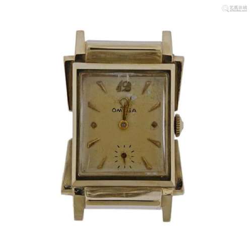 Vintage Omega 14K Gold Manual Wind Watch