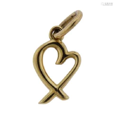 Tiffany & Co Picasso Loving Heart 18k Gold Charm