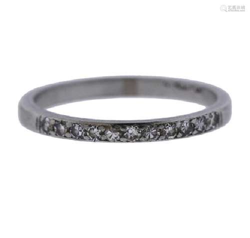 Platinum Diamond Wedding Band Ring