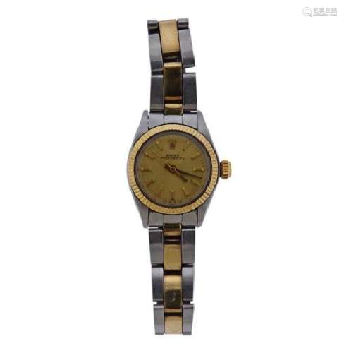 Rolex Oyster Two Tone Lady's Watch ref. 6719