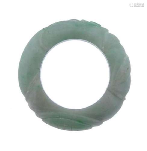 Carved Jade Band Jewelry Element