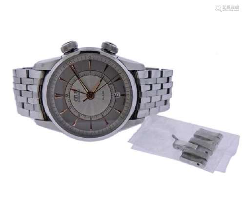 Oris Artelier Alarm Steel Automatic Watch 7607