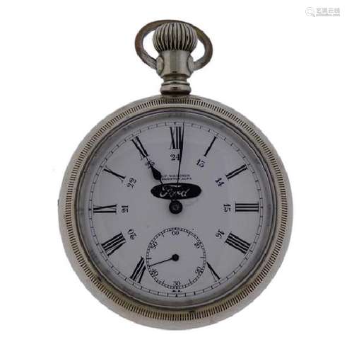 Antique Ford G.F. Watcher Silver Pocket Watch