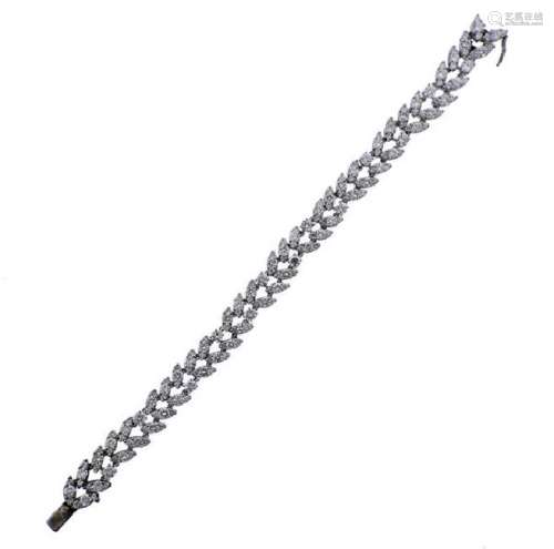 Tiffany & Co Platinum Diamond Bracelet