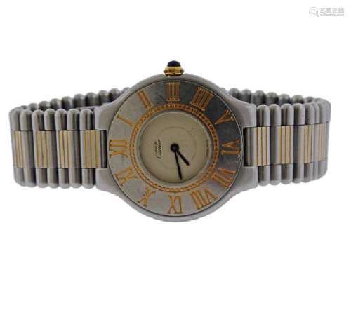 Cartier Must De Cartier 21 Steel Quartz Lady's