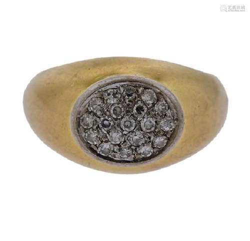 18k Gold Diamond Ring