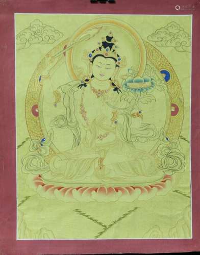 Figural Tibetan Thangka