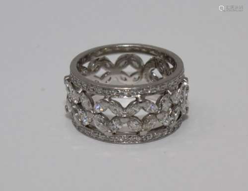 Tiffany & Co. Victoria Diamond and Platinum Ring