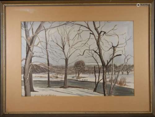 James Joseph Hooley, American Winter Landscape