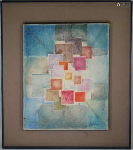 Signed, 20th C. Abstract Composition