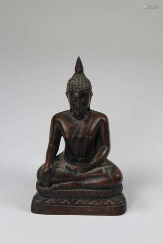 Vintage Seated Thai Buddha