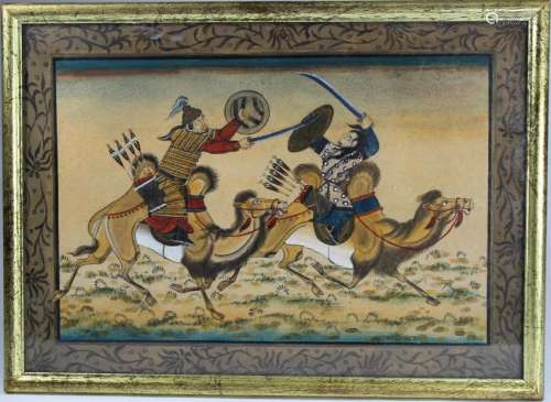 Painting of Mongolian Battle Scene