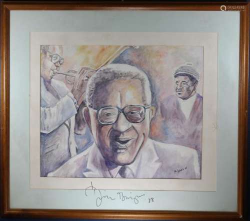Watercolor Portrait of Al Jones, '88