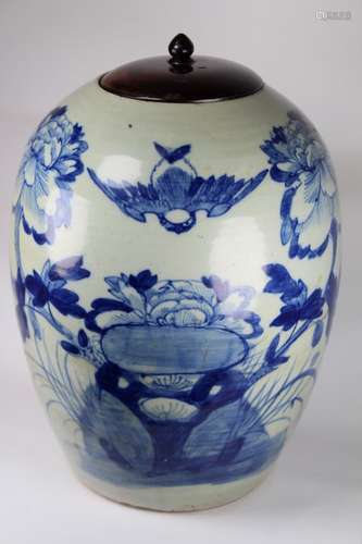 Antique Chinese Porcelain Ginger Jar