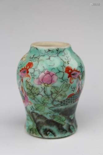 Antique Chinese Porcelain Miniature Vase