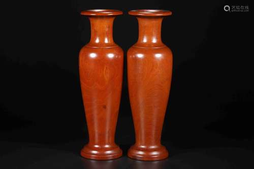 A PAIR OF HUANGYANG VASE