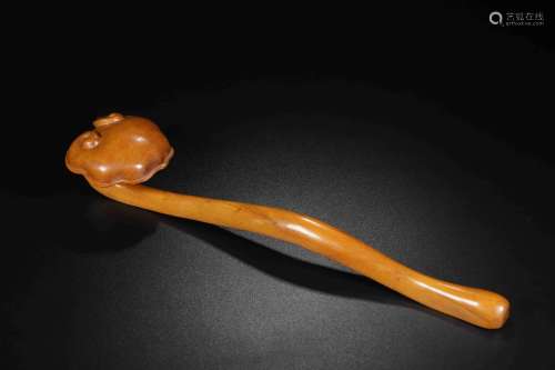 A HUANGYANG WOOD SCEPTER