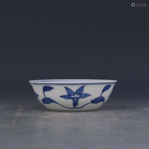 A Blue and White Porcelain Bowl