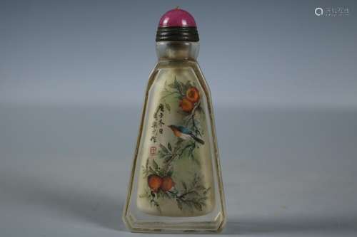 A Glass Snuff Bottle