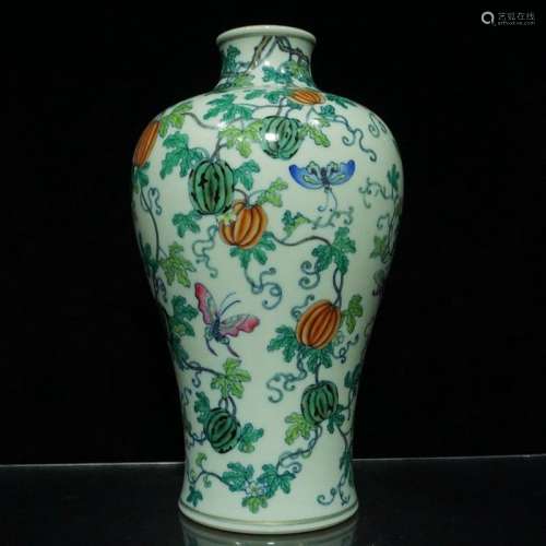 A Magnificent Doucai Porcelain Vase