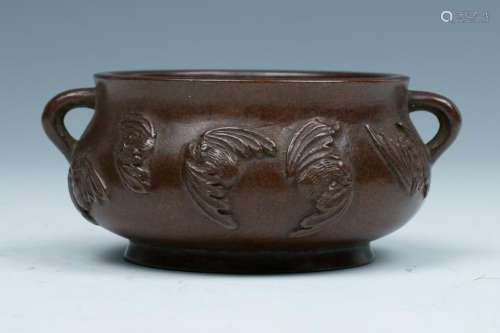 BRONZE CENSER, LATE QING TO REPUBLICAN