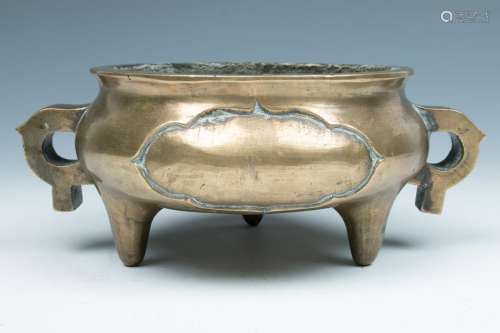 BRONZE TRIPOD CENSER