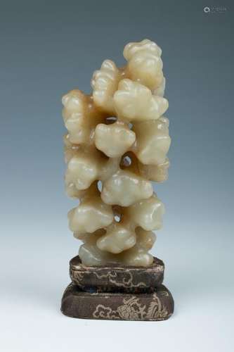 JADE SCHOLAR'S STONE, QING