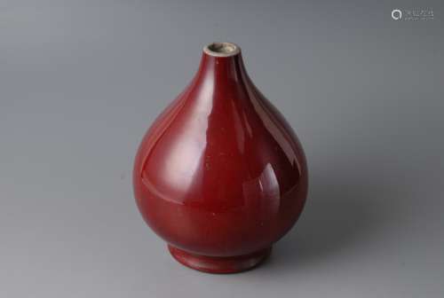 2-WX14 红釉瓶