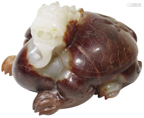 白玉龍龜