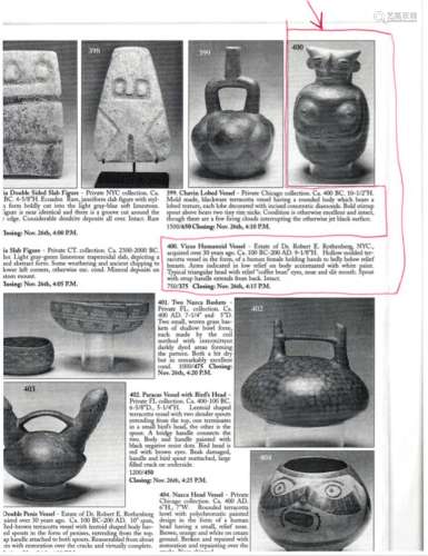 6 Ceramic Pre-Columbian Peruvian Figural Vessels