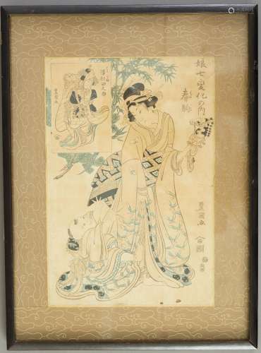 Grp: 10 Japanese Wood Block Prints - 19th Century