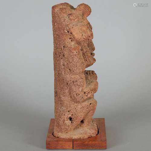 Pre-Columbian Ticoman Fire God Statue