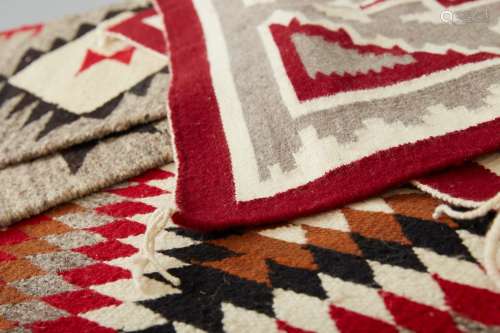 Group of 3 Navajo Rugs