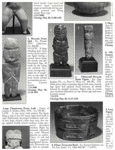5 Pre-Columbian Stone Figurines