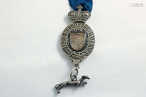 A rare george iii parcelgilt king's messenger badge