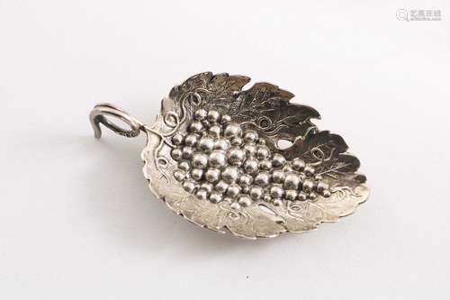 A george iii embossed caddy spoon