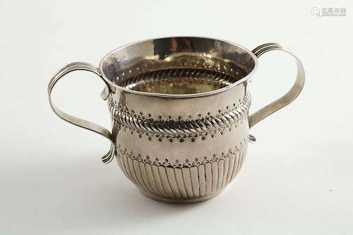 A small 18th century porringer