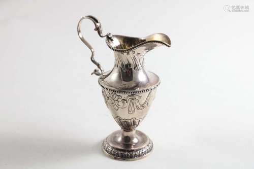 A george iii small vase-shaped cream jug